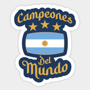 Argentina Campeones del Mundo Sticker